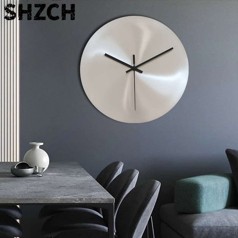 Korean Lifestyle Studio - Stainless Steel 3d Wall Clock Stylish