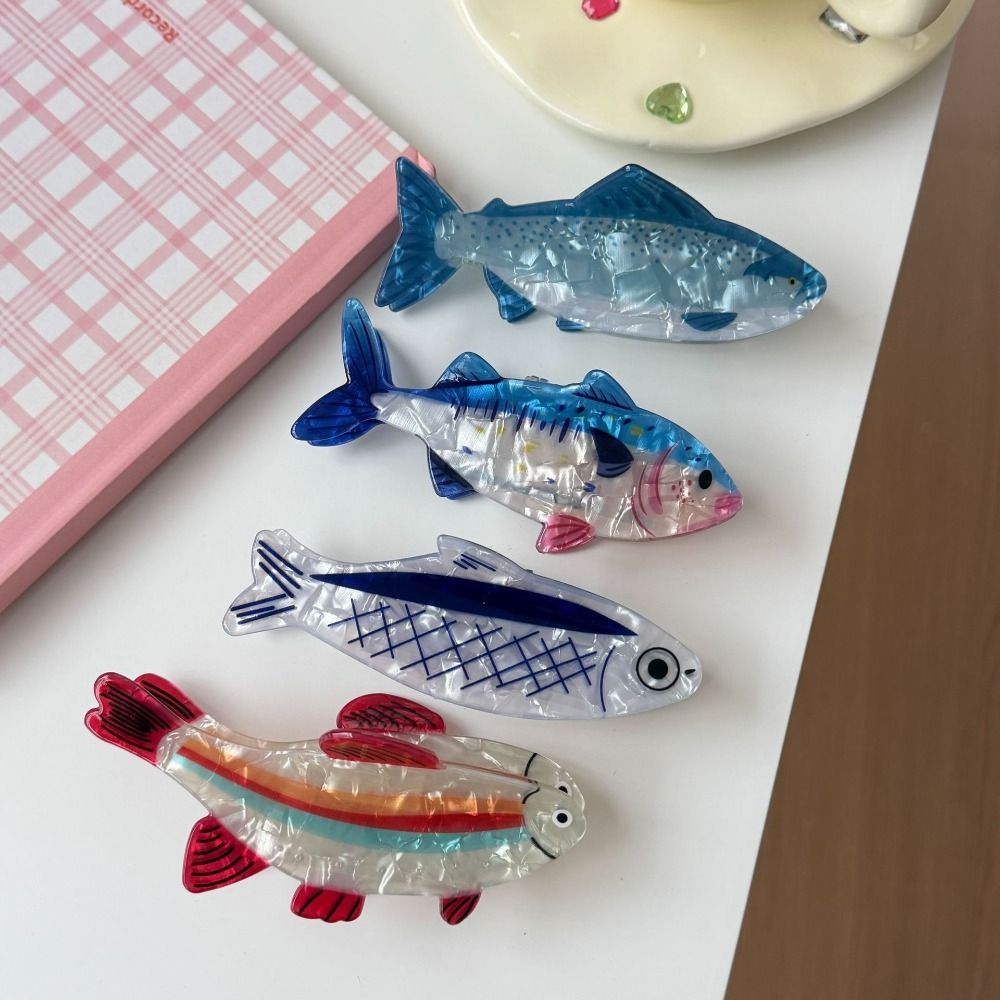 Hairpin Ocean Animal Hair Claw - The Korean Lifestyle 评论和价格