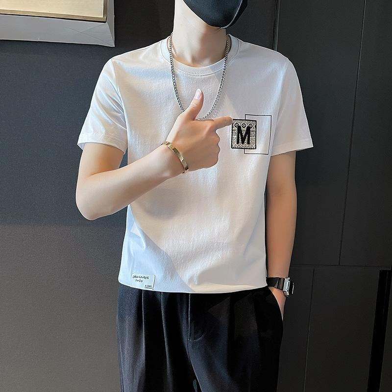 Trendy Men Short Sleeve Top Su - Korean Daily Lifestyle 评论和价格