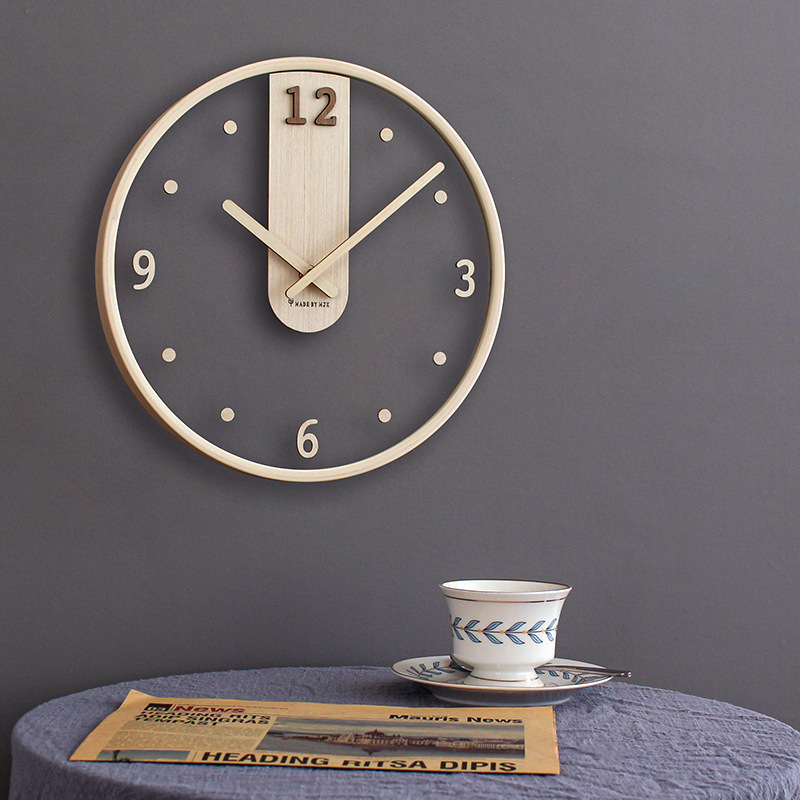 Design European Clock Wall Aes - Korean Lifestyle Aesthetic 评论和价格